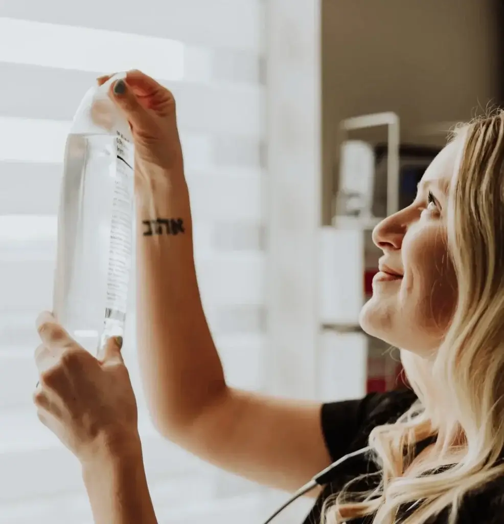 IV Therapy treatment at visit wellness