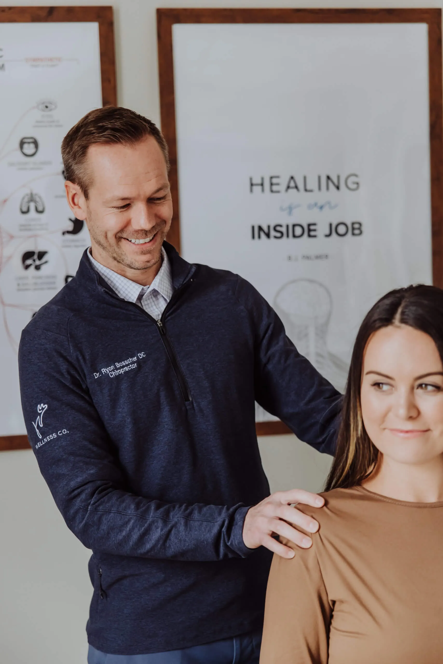 Doctor checking a patient | Wellness Co in Zeeland, MI